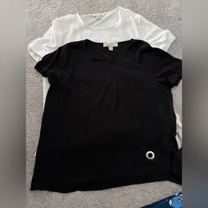 Michael Kors Black and White Women's Top